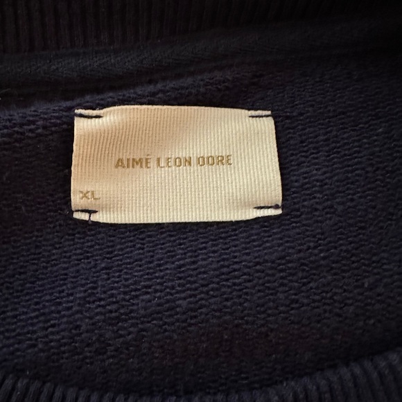 Aime Leon Dore crest sweatshirt. Only worn twice. Runs big - Picture 5 of 6